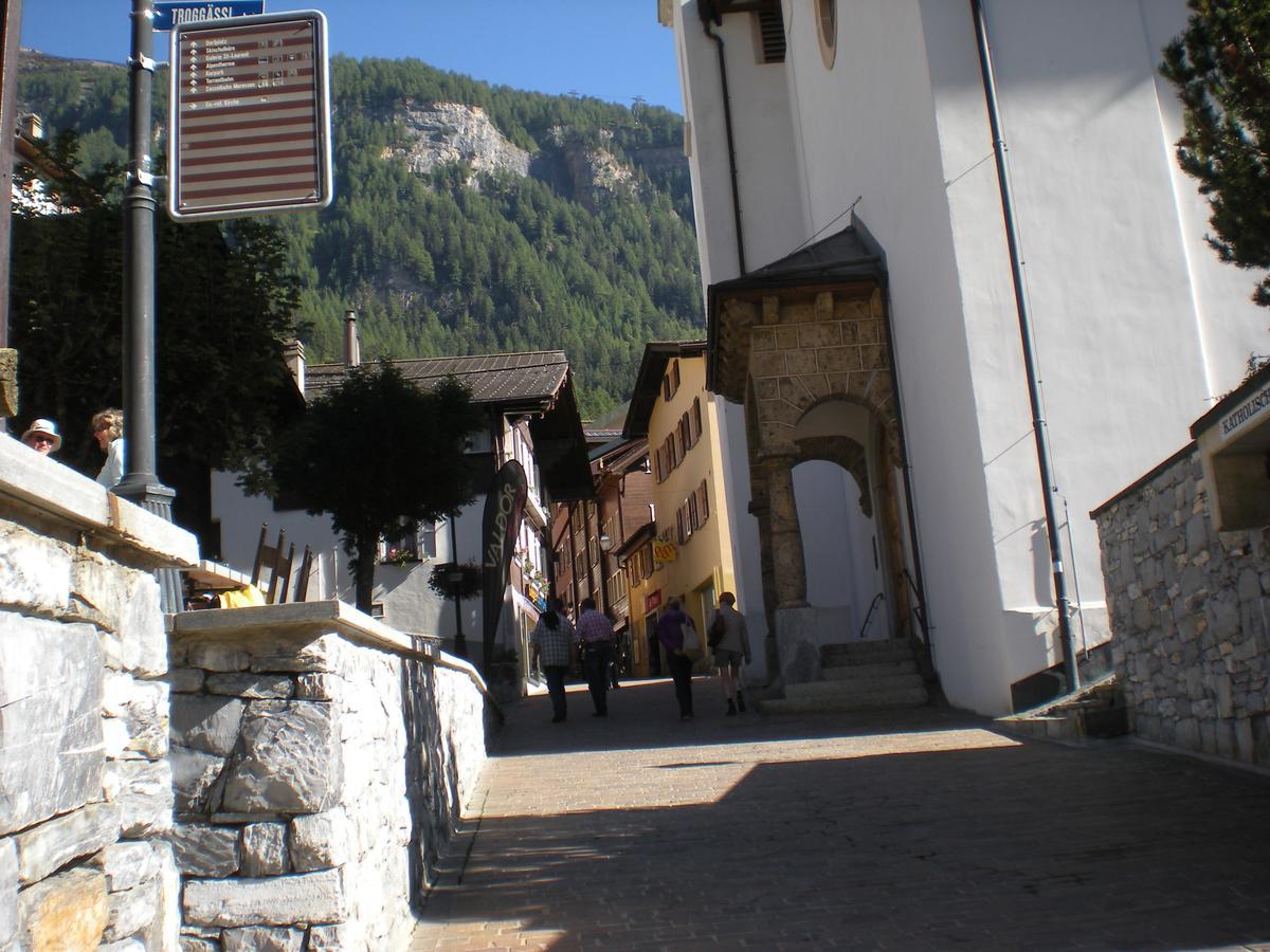 Appartamento Haus Marmotta Leukerbad Esterno foto